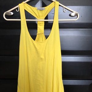 Yellow halter top